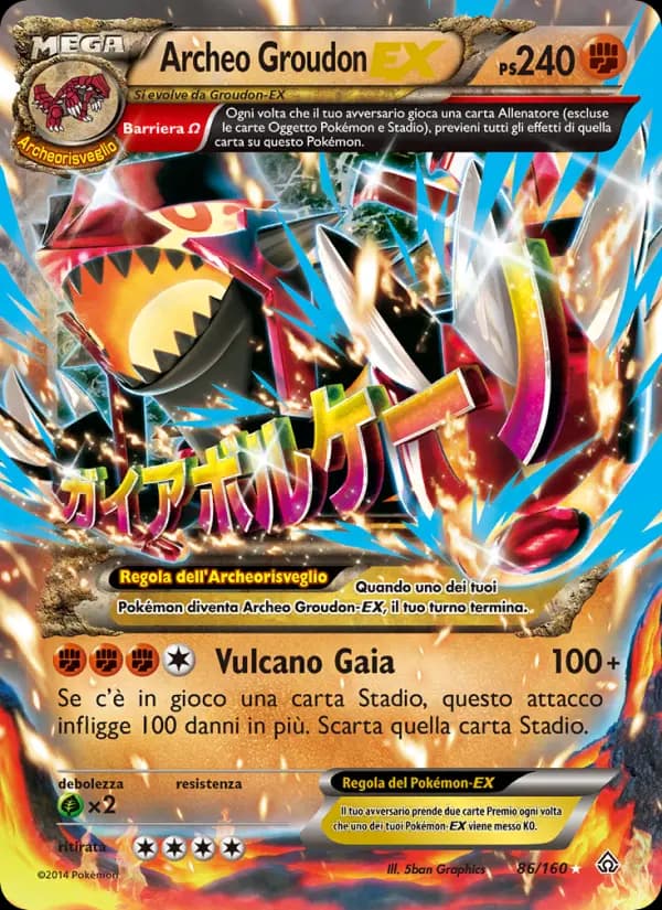 Archeo Groudon EX