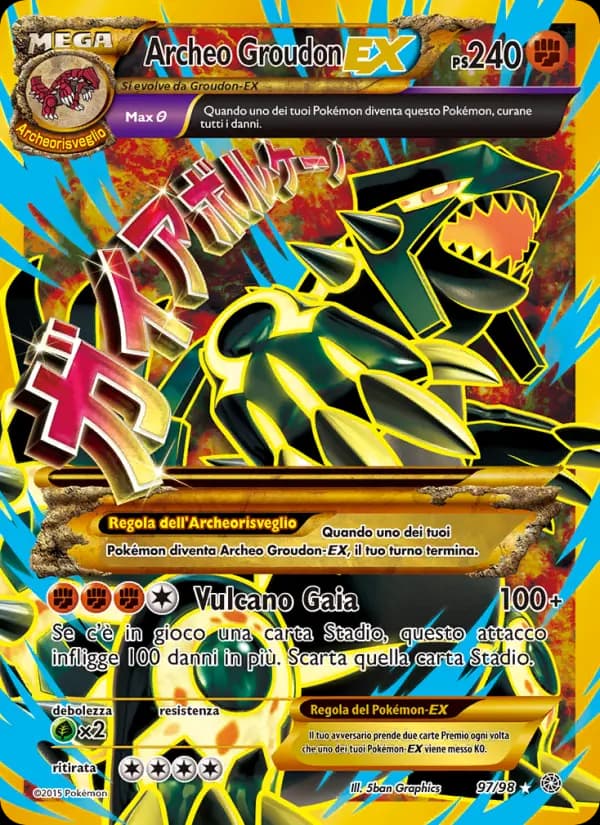 Archeo Groudon EX