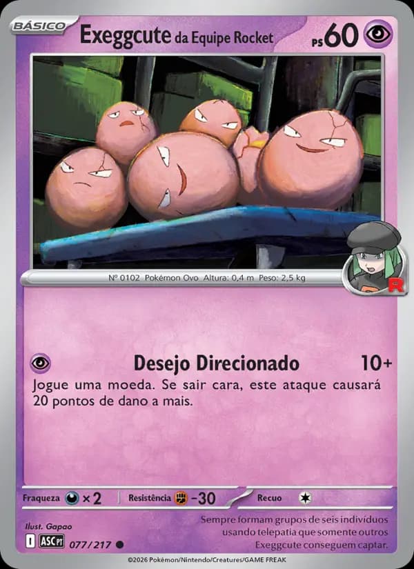 Exeggcute da Equipe Rocket