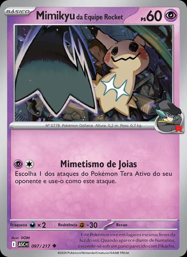 Mimikyu da Equipe Rocket