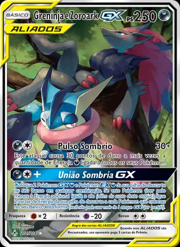 Greninja e Zoroark GX