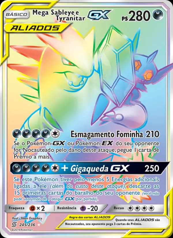 Mega Sableye e Tyranitar GX