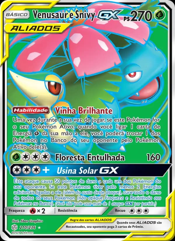 Venusaur e Snivy GX