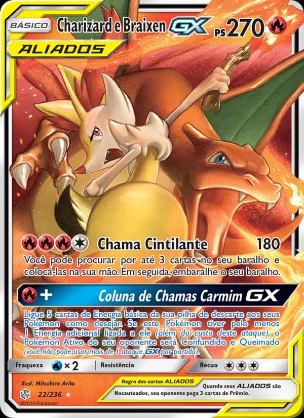 Charizard e Braixen GX