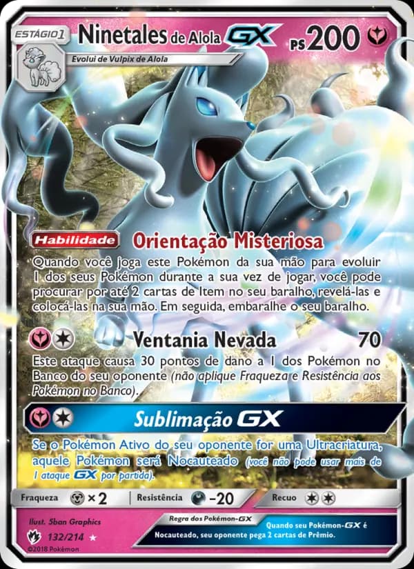 Ninetales de Alola GX