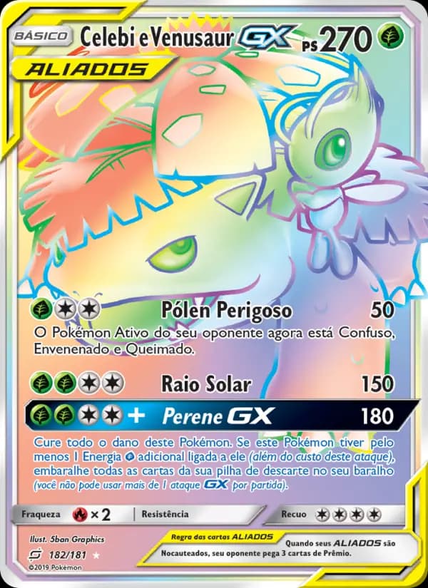 Celebi e Venusaur GX