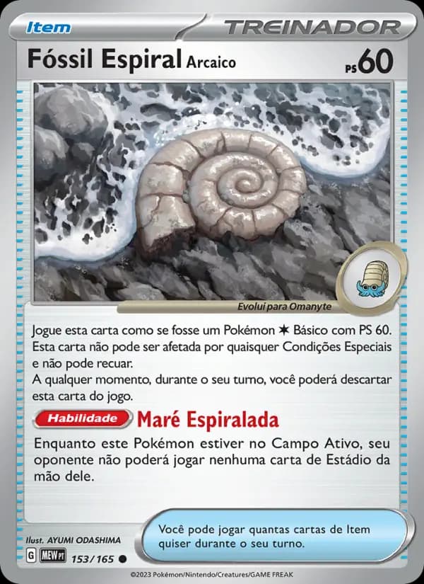 Fóssil Espiral Arcaico
