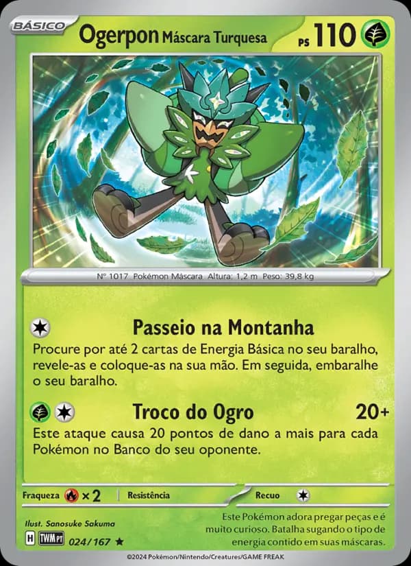 Ogerpon Máscara Turquesa