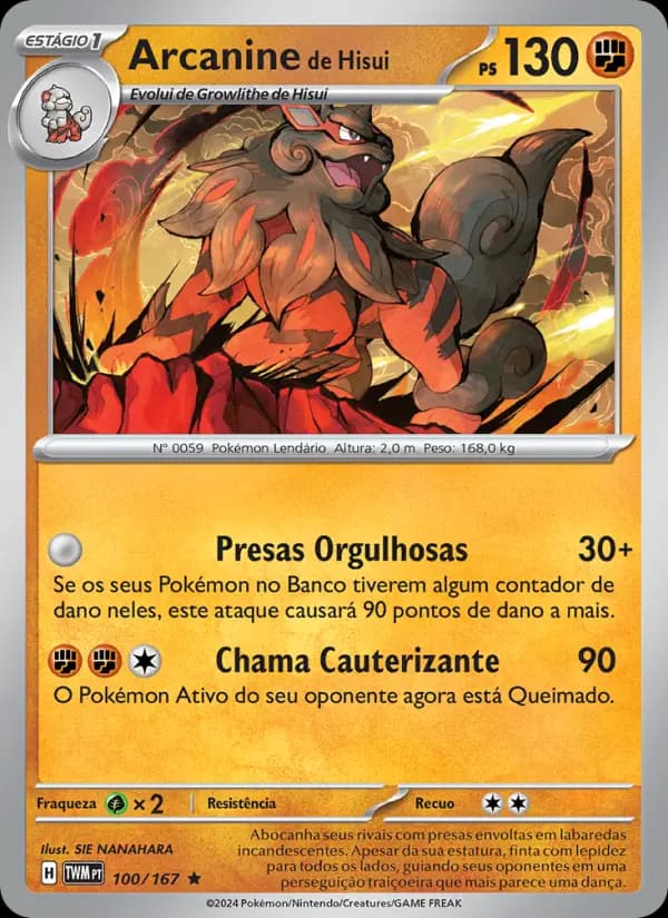 Arcanine de Hisui