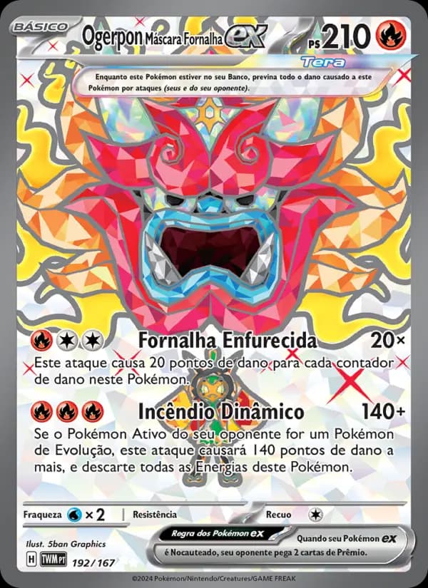 Ogerpon Máscara Fornalha ex