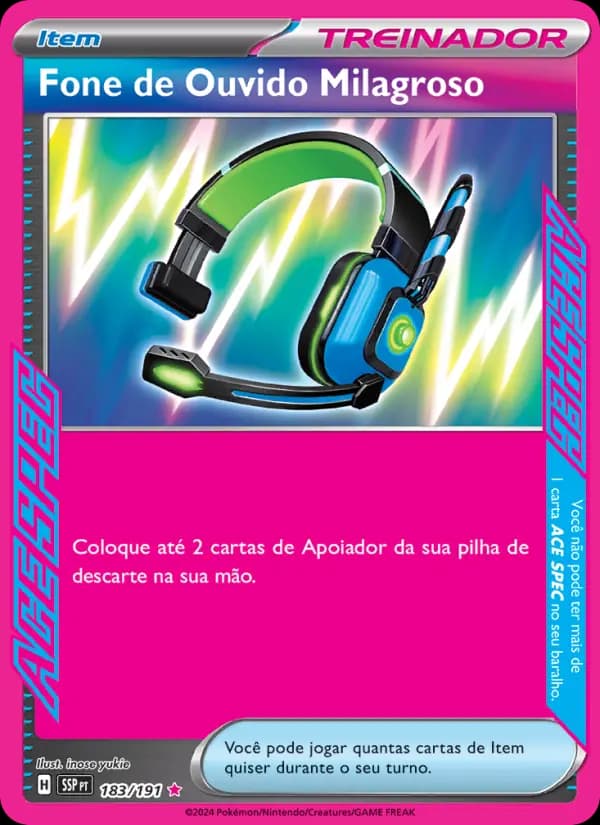 Fone de Ouvido Milagroso
