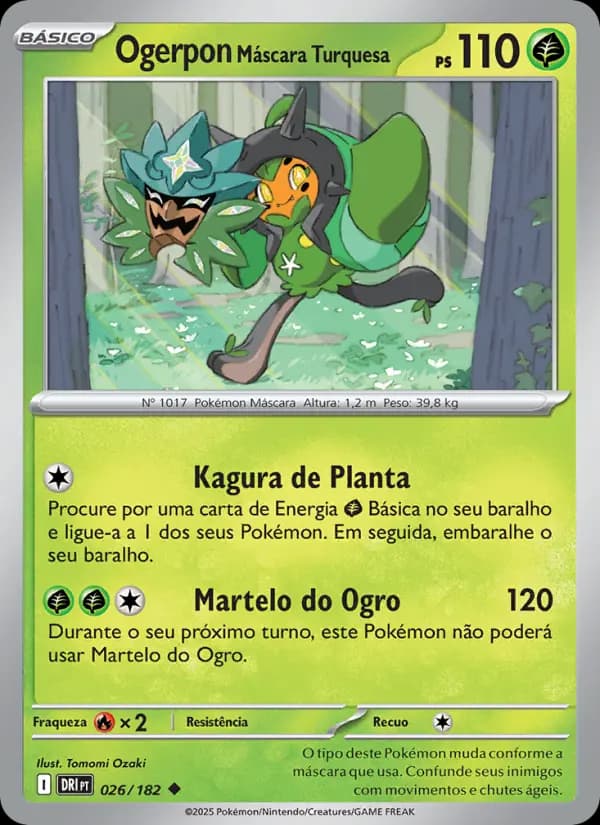 Ogerpon Máscara Turquesa
