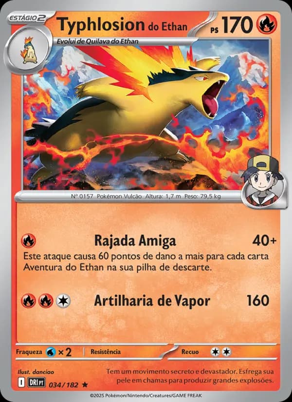 Typhlosion do Ethan