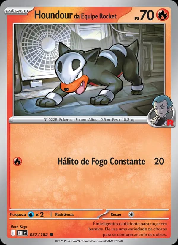 Houndour da Equipe Rocket