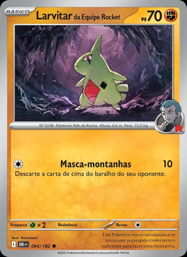 Larvitar da Equipe Rocket