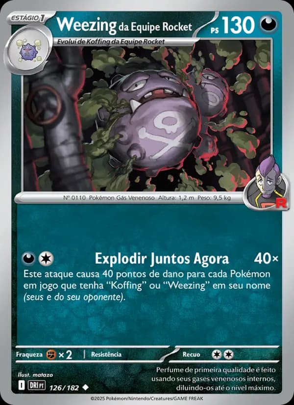Weezing da Equipe Rocket