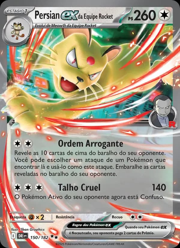 Persian ex da Equipe Rocket