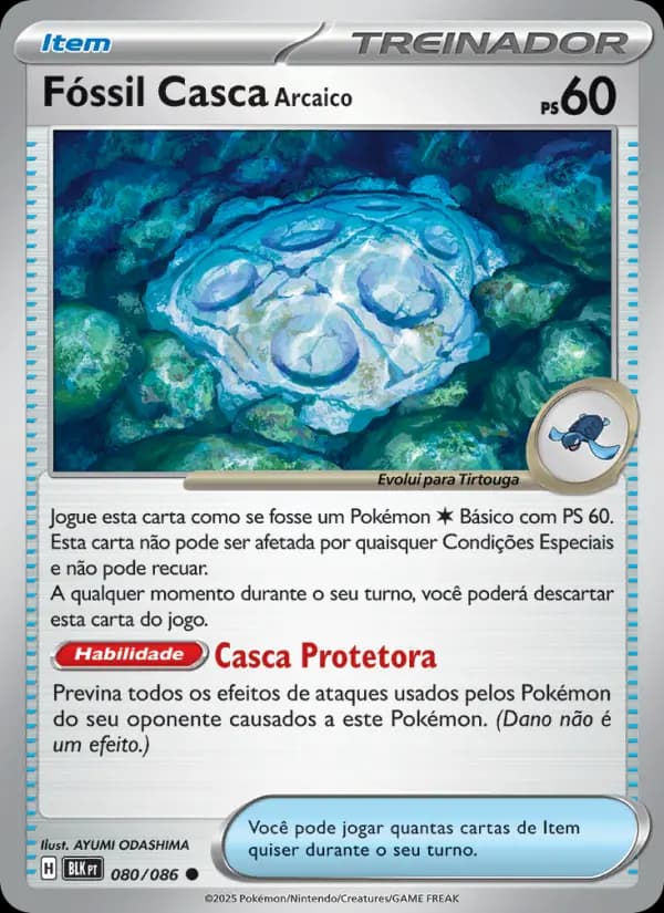 Fóssil Casca Arcaico