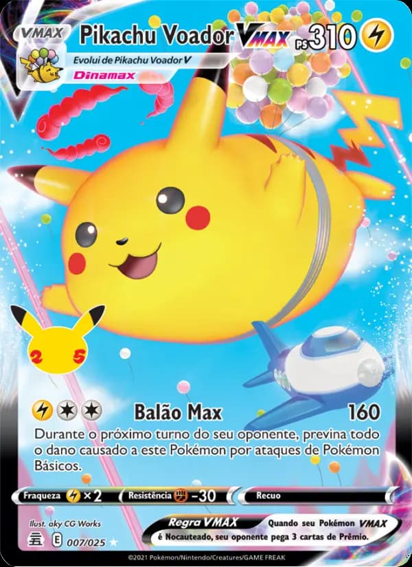 Pikachu Voador VMAX