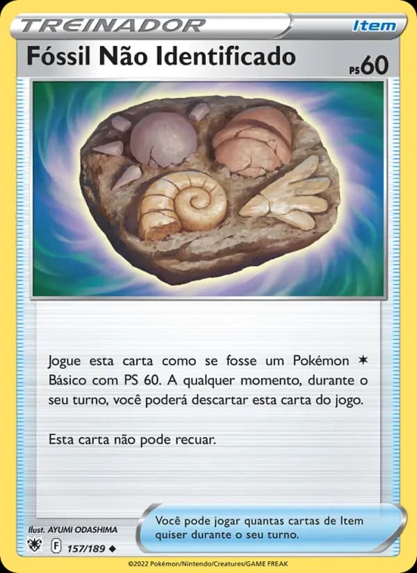 Fóssil Não Identificado