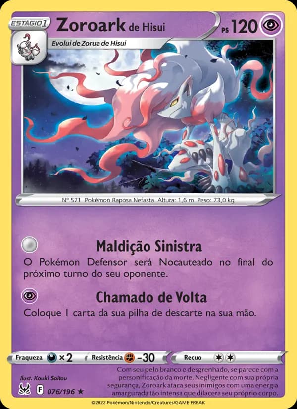 Zoroark de Hisui