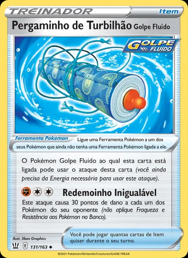 Pergaminho de Turbilhão Golpe Fluido