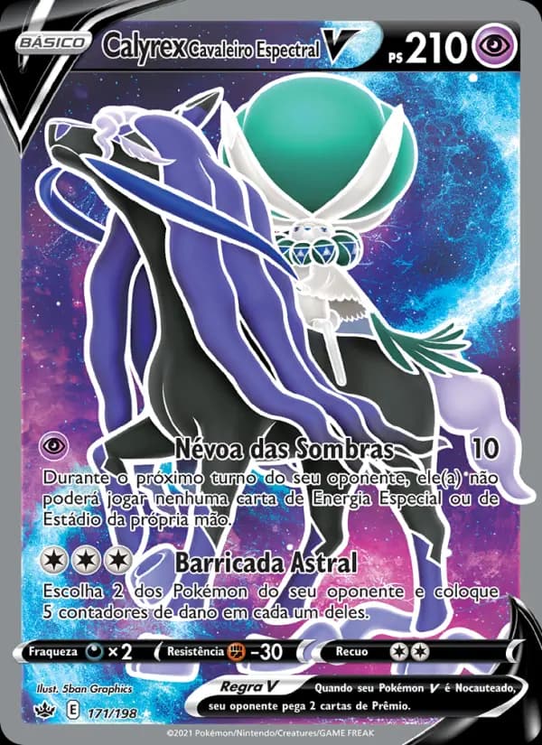 Calyrex Cavaleiro Espectral V