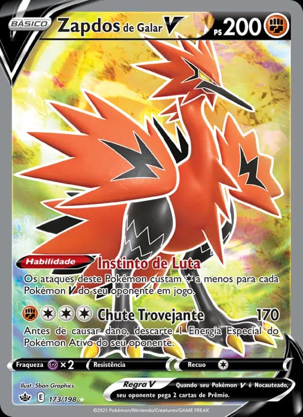 Zapdos de Galar V