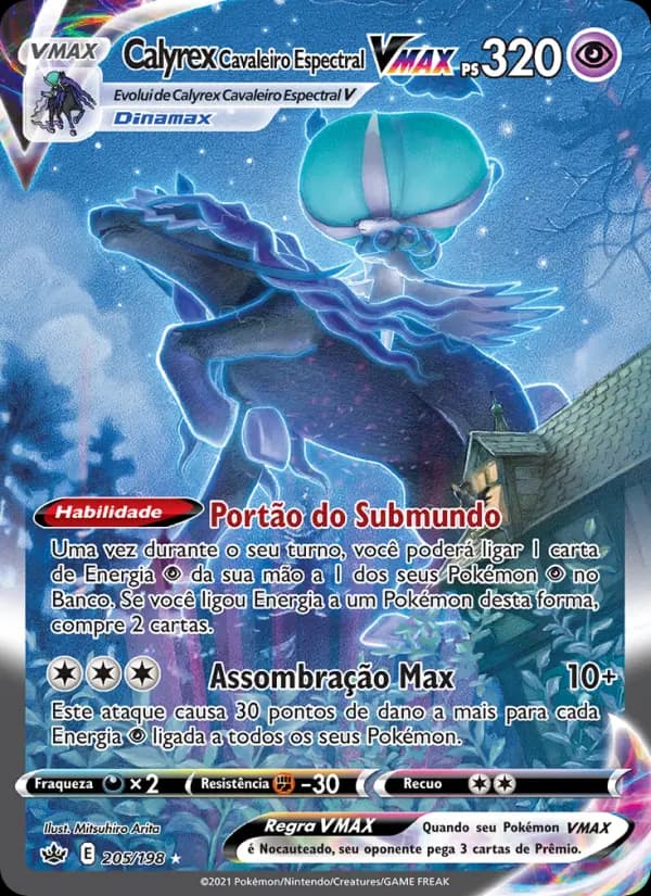 Calyrex Cavaleiro Espectral VMAX