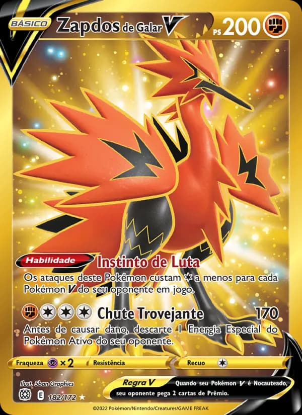 Zapdos de Galar V