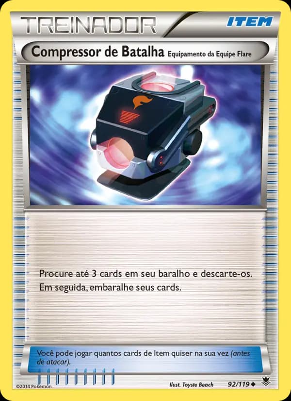 Compressor de Batalha – Equipamento da Equipe Flare