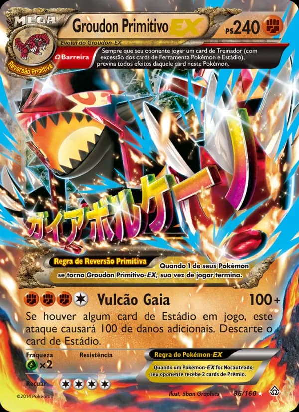 Groudon Primitivo EX